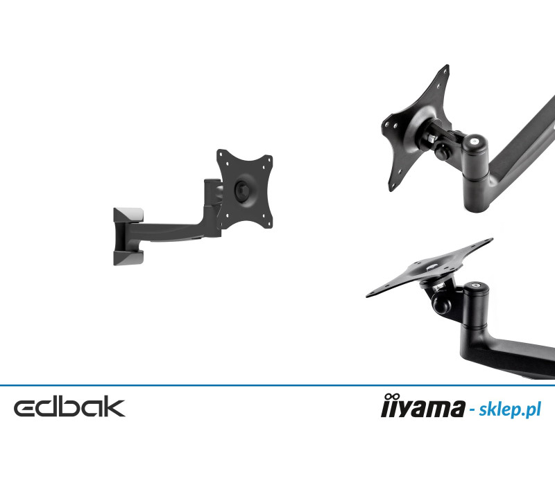 Edbak GDV101 Otočné nástěnné rameno pro obrazovku 10-29".