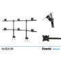 Edbak SV17c-B Stolní držák pro šest 19-27" monitorů