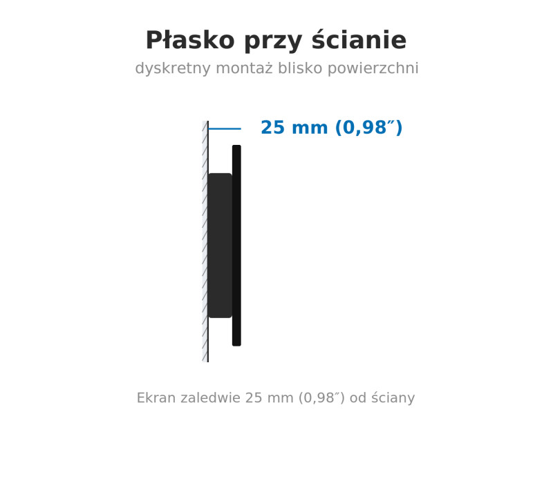 Edbak GD03c-B Držák na stěnu s nastavitelnou polohou pro 10-29" obrazovky
