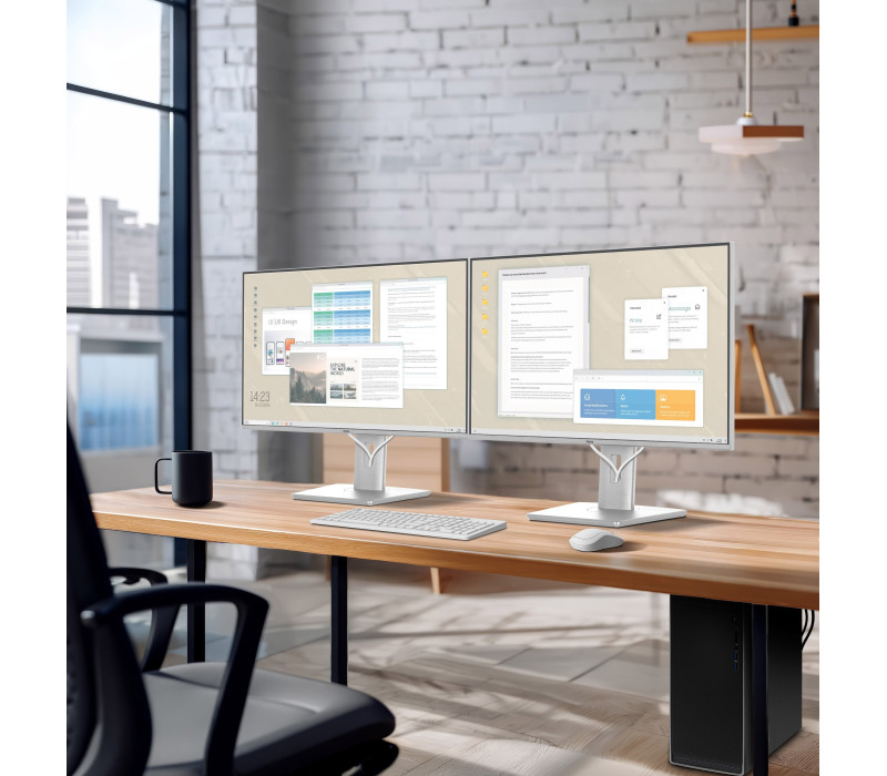 Bílý monitor iiyama ProLite XB2797QSU-W1 27" IPS QHD LED 1ms /HDMI, DP/ FlickerFree, redukce modrého světla, HAS