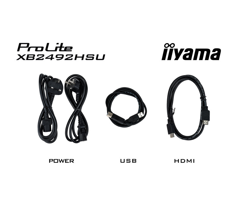 iiyama ProLite XB2492HSU-B1 24" IPS LED 120Hz /HDMI, DP/ FlickerFree, EyeSafe, Eye Comfort, HAS monitor