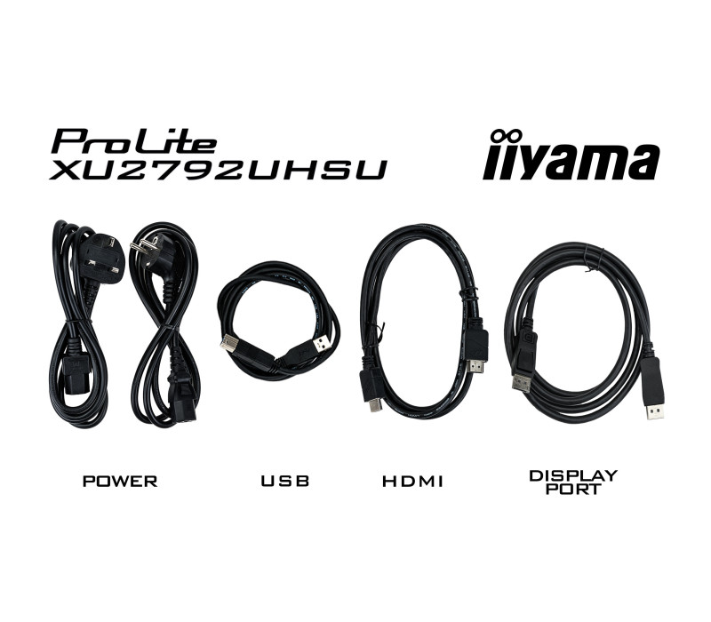27" monitor iiyama ProLite XU2792UHSU-B6 IPS LED 4K /HDMI, DP/ FlickerFree + redukce modrého světla
