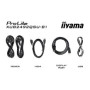 Monitor iiyama ProLite XUB2492QSU-B1 24" WQHD IPS 100Hz 0,5ms  /HDMI, DisplayPort/  hub USB, FlickerFree, BlueLightReducer
