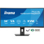 iiyama XCB3497WQSNP-B1 34" zakřivený VA LED UWQHD monitor 0,4 ms 120 Hz, dokovací stanice USB-C, HDMI, DP, LAN, KVM, HAS