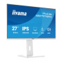 Bílý monitor iiyama ProLite XB2797QSU-W1 27" IPS QHD LED 1ms /HDMI, DP/ FlickerFree, redukce modrého světla, HAS