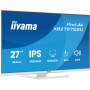 Bílý monitor iiyama ProLite XB2797QSU-W1 27" IPS QHD LED 1ms /HDMI, DP/ FlickerFree, redukce modrého světla, HAS