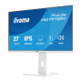 Bílý monitor iiyama ProLite XB2797QSU-W1 27" IPS QHD LED 1ms /HDMI, DP/ FlickerFree, redukce modrého světla, HAS