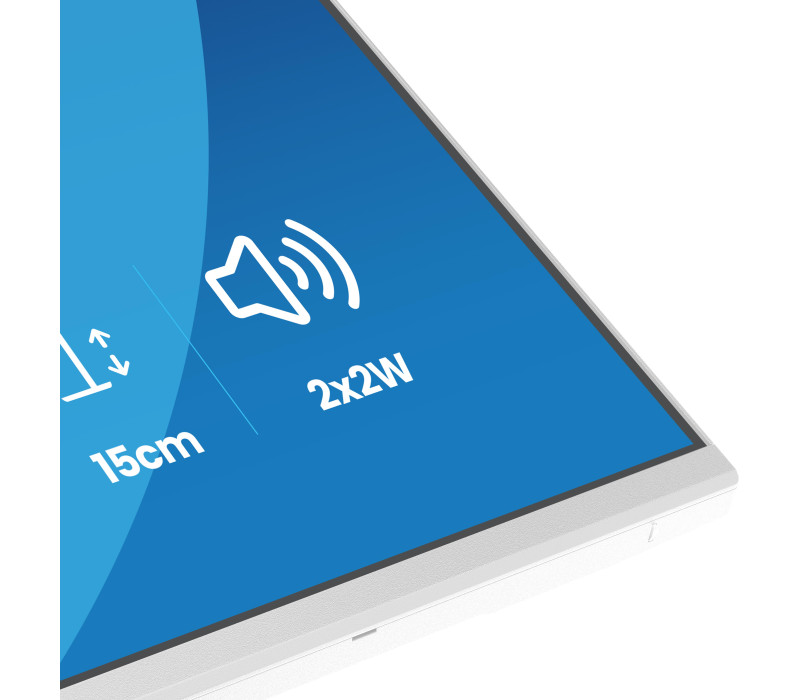 Bílý monitor iiyama ProLite XB2797QSU-W1 27" IPS QHD LED 1ms /HDMI, DP/ FlickerFree, redukce modrého světla, HAS