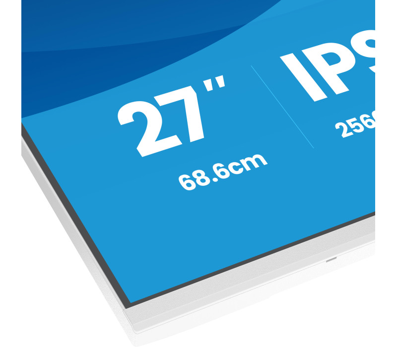 Bílý monitor iiyama ProLite XB2797QSU-W1 27" IPS QHD LED 1ms /HDMI, DP/ FlickerFree, redukce modrého světla, HAS