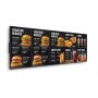 Sestava Menu Board 5×55" iiyama LH5566UHSB na výšku – nástěnný držák EDBAK – sestava