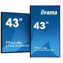 Monitor wielkoformatowy iiyama ProLite LH4346HS-B1 43" 24/7 z systemem Android i funkcją daisy chain
