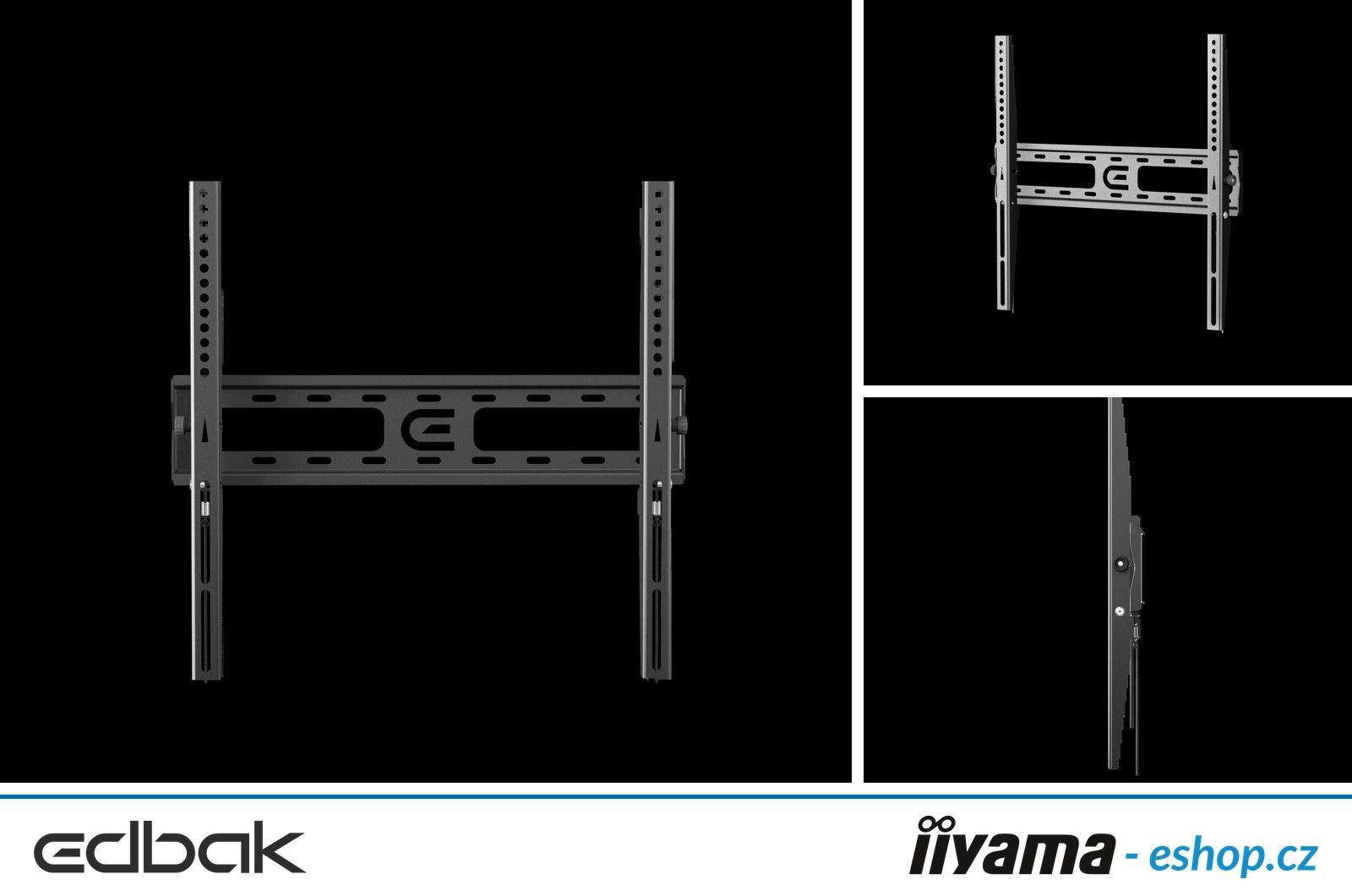 Edbak Uchylny uchwyt ścienny 32"-75" VESA 400x400, max. obciążenie 30kg