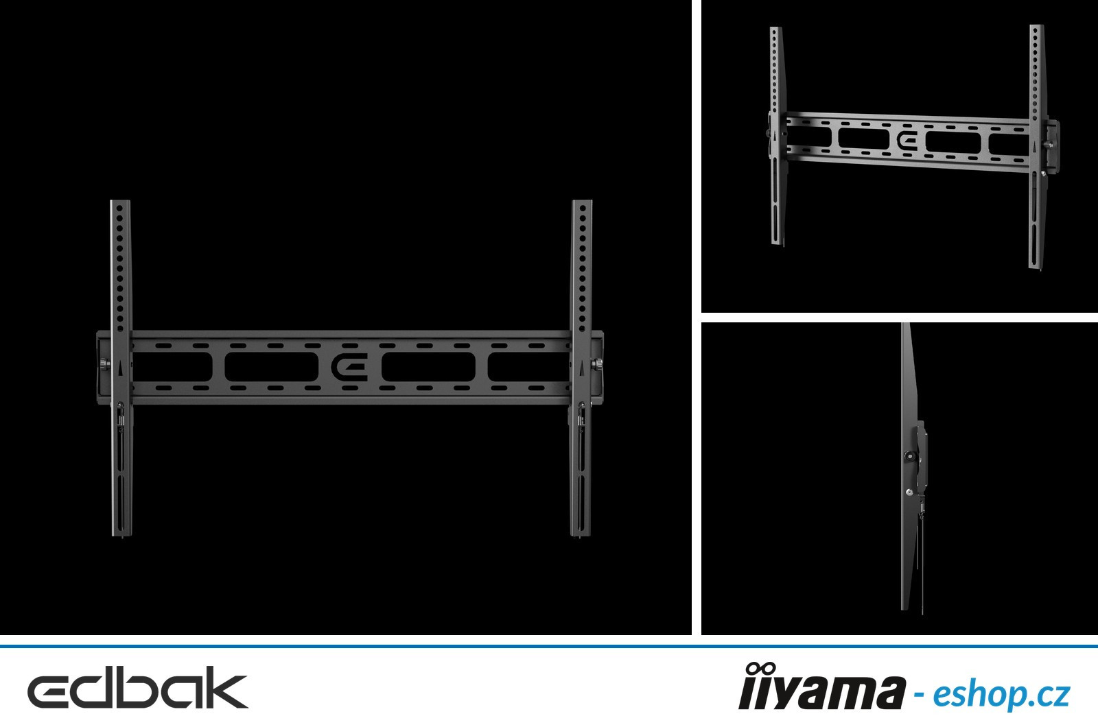 Edbak Uchylny uchwyt ścienny 32"-75" VESA 600x400, max. obciążenie 30kg